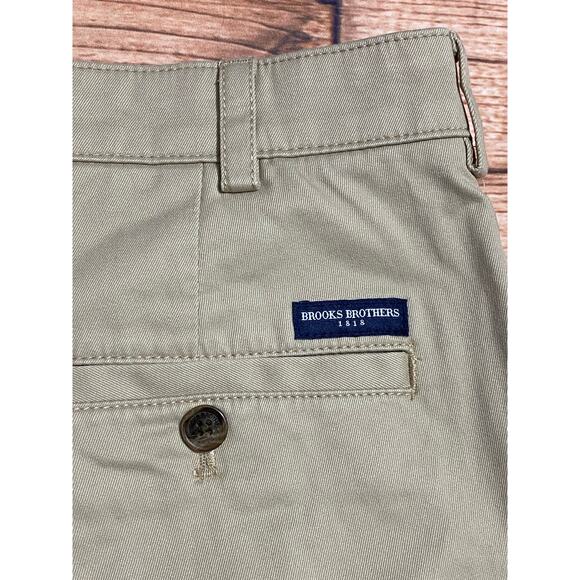NEW Brooks Brothers Advantage Chino Pants Clark Fit Men’s Size 34 x 30 Khaki - Picture 5 of 10